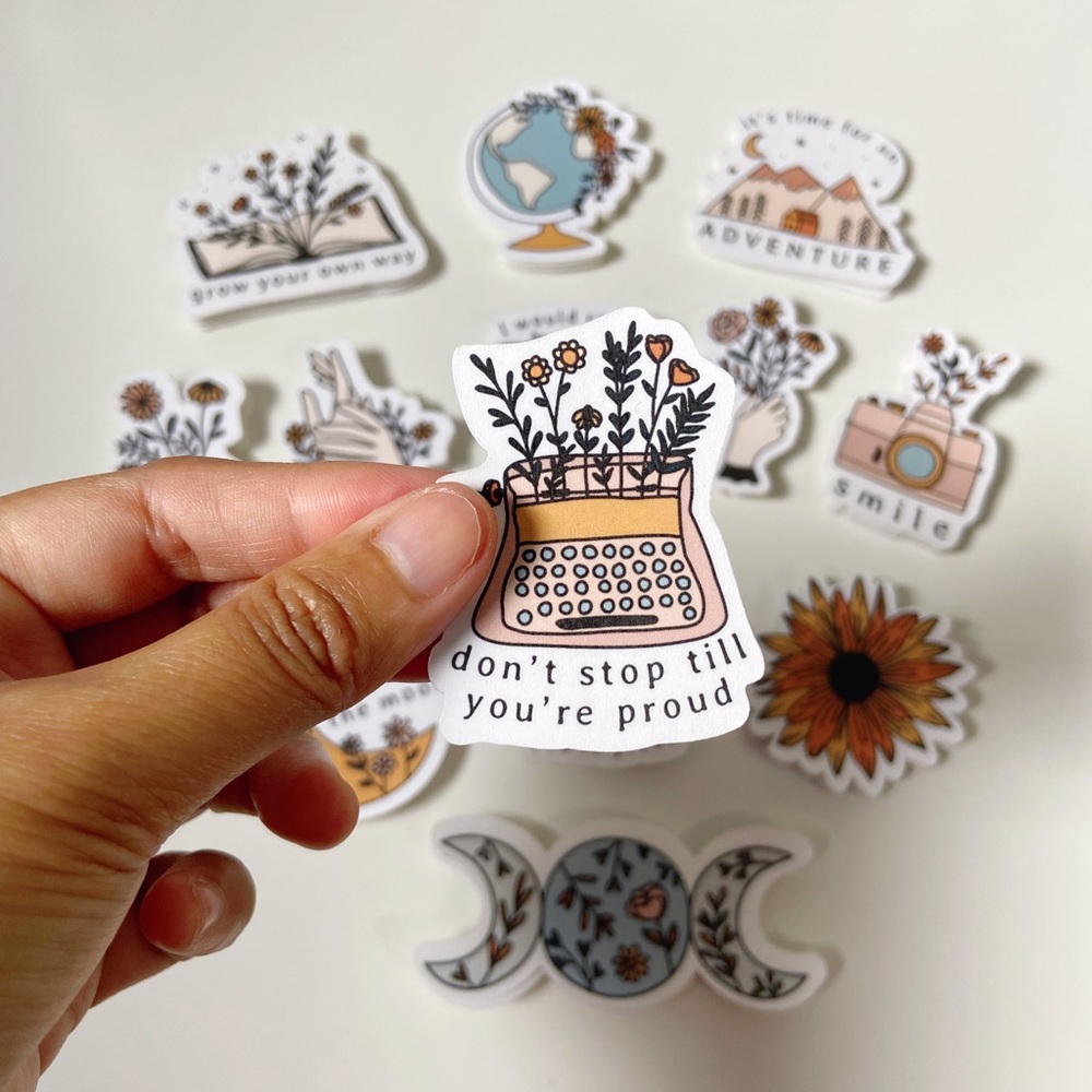 12 pcs Sticker Pack (Blooming Universe)